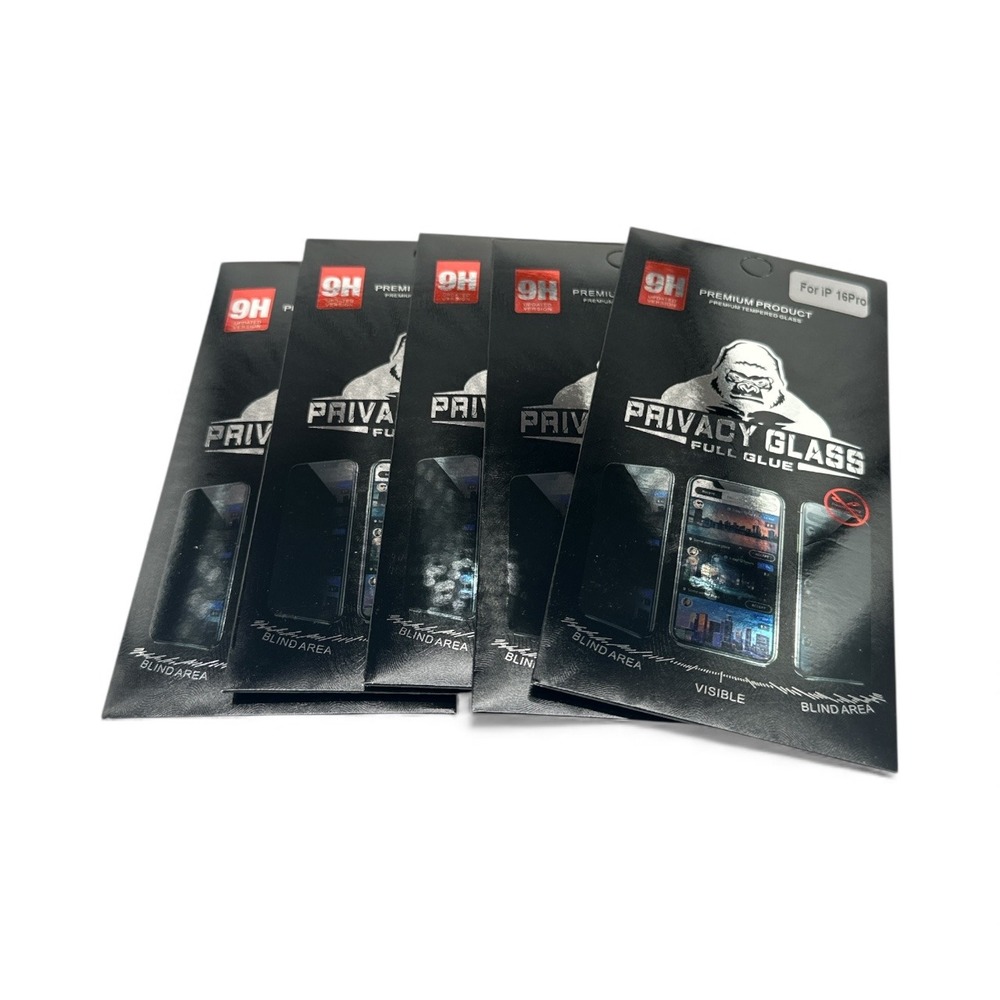 Privacy Glass Screen Protector for iPhone 16 Pro, 5 Pack‎